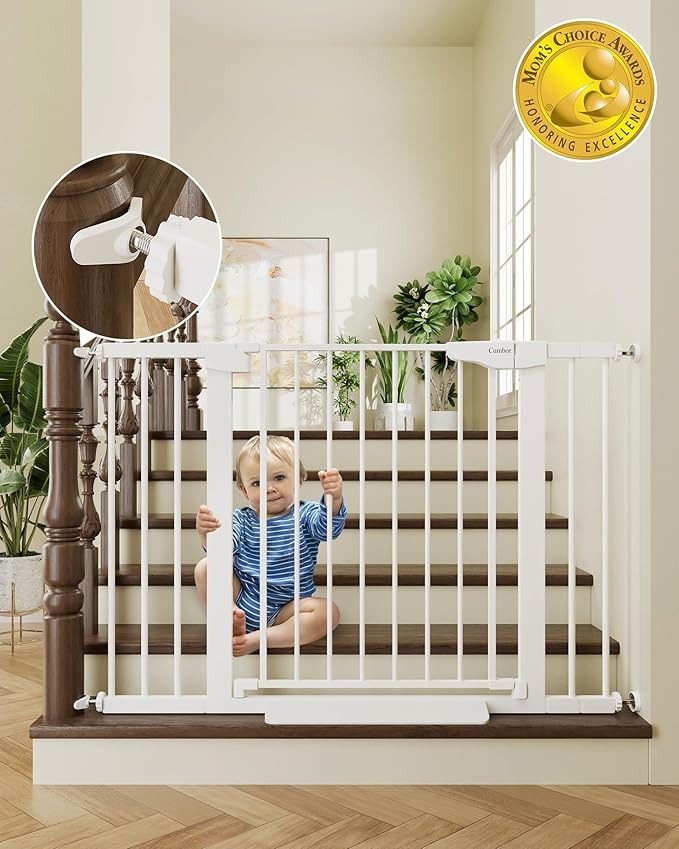 The Ultimate Baby Safety Upgrade: Cumbor Extra Wide Baby Gate Review (Pressure Mounted)