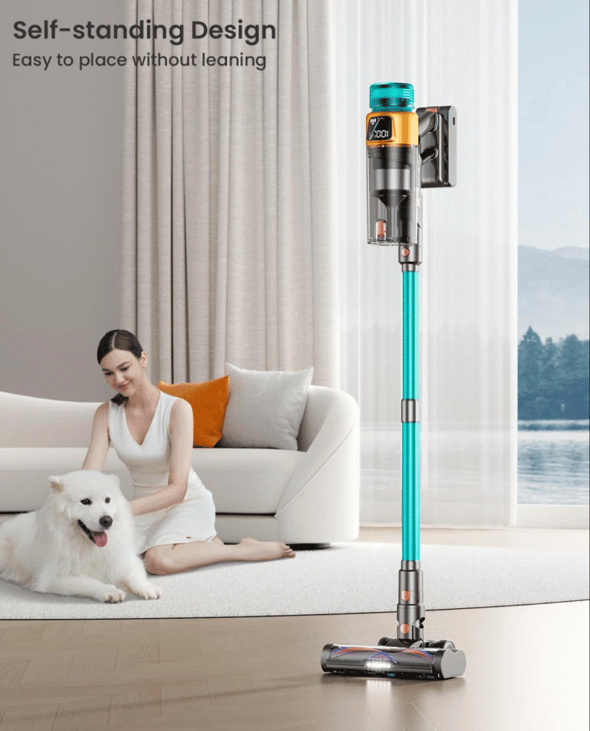 The Ultimate Cordless Vacuum Cleaner for 2025: In-Depth Review of the 550W, 45KPa Anti-Tangle Rechargeable Stick Vacuum